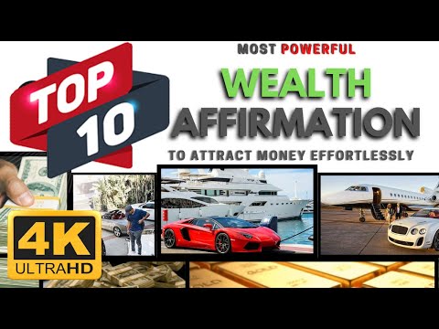 {26mins} 🧲Top 10 Most powerful WEALTH Affirmations to attract money TODAY.