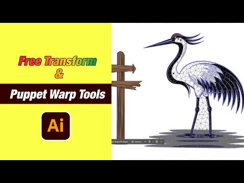 Free Transform & Puppet Warp Tools in Adobe Illustrator | Quick Tutorial | Vectorize My Design