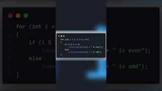 🔁 Use if-else Inside Loops! #shorts #coding