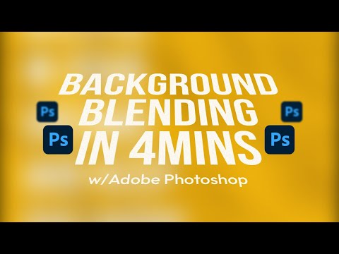 BLEND Anything to Background in 4 mins | Adobe Photoshop