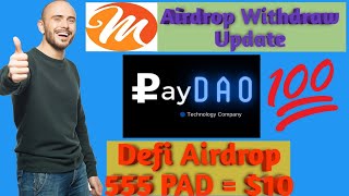 😱🅜🅐🅚🅒🅞🅘🅝 🅦🅘🅣🅗🅓🅡🅐🅦 🅤🅟🅓🅐🅣🅔 || 555 PAD = $10(Defi Airdrop)|| For Each Referral Get 111 PAD Limited Join