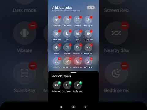 3 New Toggles in Control Center....