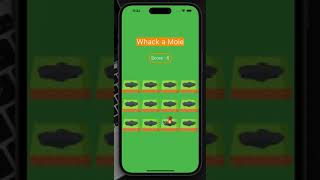 📱Flutter Game Tutorial : Whack a Mole #flutter #fluttertutorial #gametutorial #shorts