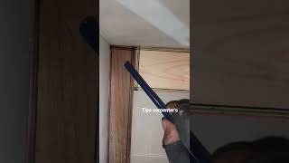 how to measure the position of a wooden corner          #woodworking #tips #DIY #tips #reel#fyp