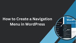 How To Add Navigation Menu In WordPress