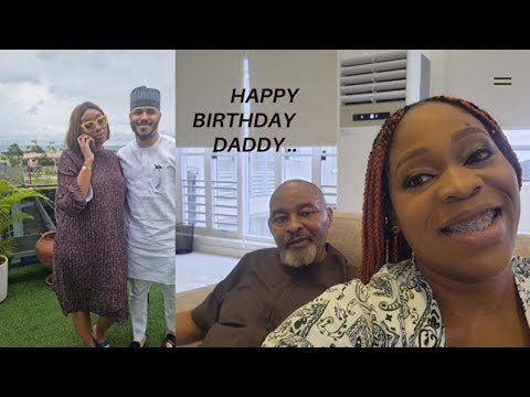 How  I celebrated  my dad's 70th birthday with  Ozo of @BigBrotherNaijaOfficial & family