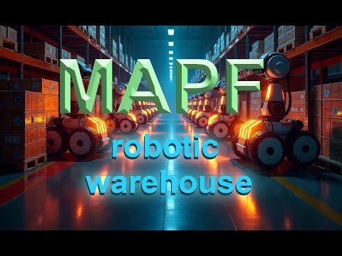 250 agents - MAPF - 4 robotic warehouses - robotic loading of goods