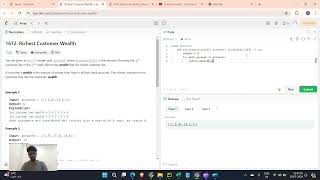 1672.Richest Customer Wealth || Leetcode DSA in Python || Leetcode