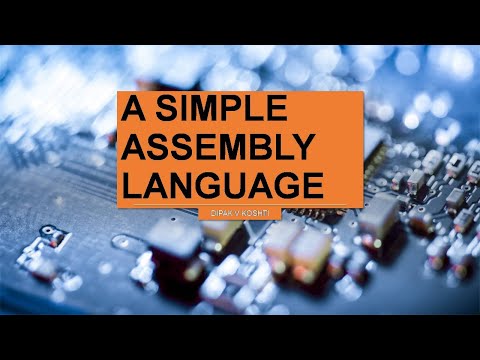 Lecture 24 A Simple Assembly Language​