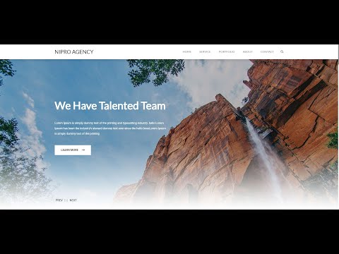Designed digital agency website