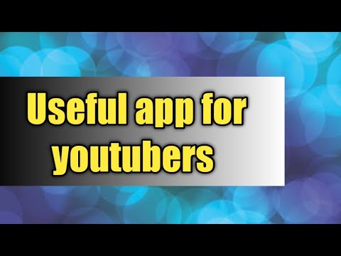 useful app for youtubers #shorts #tech