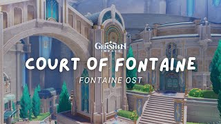 Morning at the Court of Fontaine ⛲ Relaxing Genshin Impact Music | Fontaine OST 原神 [No Mid-Roll Ads]