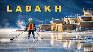Raw Village Life in Ladakh Winters | Merak | Ice Hockey on Pangong Lake | Nishant Parmar