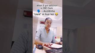 SBI clerk job expectations😂 Agree?🤔sbi clerk expectation vs reality #reels #shorts #banking #success