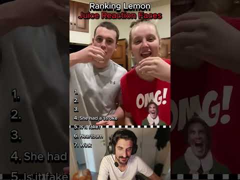 Rankin & Reactin to Lemon Juice Shots #shorts #funny