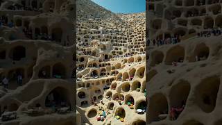 A Village Carved Into the Mountain — Unbelievable Architecture! #shorts #shortsyoutube