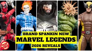 2026 BRAND NEW REVEALS FOR MARVEL LEGENDS | Deadpool vs Wolverine | Classic Ghostrider & MORE!