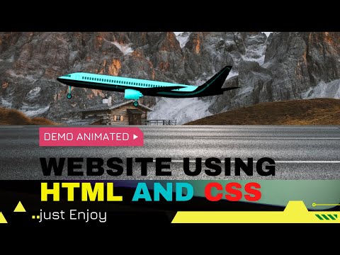 How To Create Animated Website ?? #Html, #Css, #javascript, #Demo