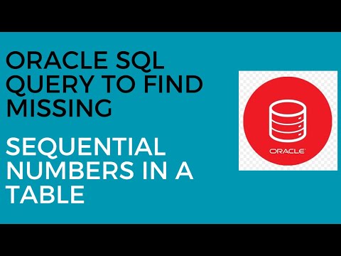 Oracle SQL Query to Find Missing Sequential Numbers- Part 1
