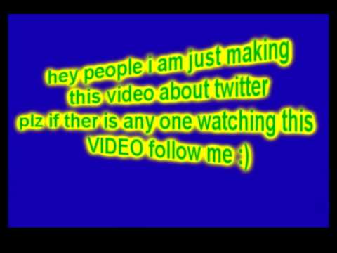 follow me on twitter