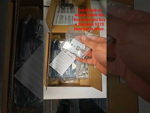 Curious to know what's inside the box when buying a Siemens S210 New Servo Drive? #servodrive
