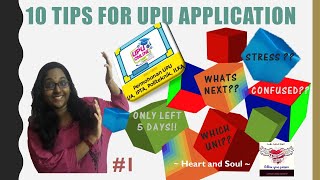 10 Simple Tips for UPU Application - Part 1 | Lepasan STPM/ Setaraf edition | UPU ONLINE 2020