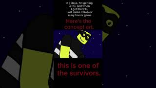 Concept art for my Roblox horror game #makegames #art #roblox #horrorgame #horror #scarygame #scary