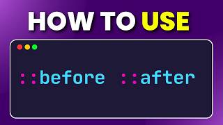 Master CSS ::before and ::after in 3 Minutes!