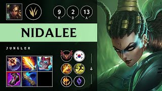Nidalee Jungle vs Hecarim - KR Grandmaster Patch 25.21