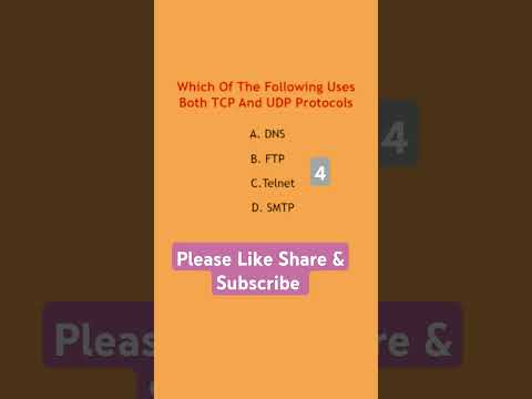 Which OSI Layer Uses Both TCP & UDP Protocols