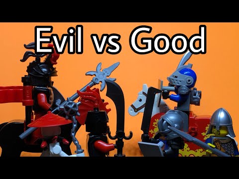 Making a LEGO Demon vs Human knight army in 4 days