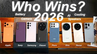 Which is the Best in 2026? Samsung vs Vivo vs Honor vs Oppo vs Xiaomi vs Sony vs Apple vs Poco!
