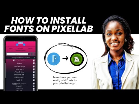 Learn How To Install Fonts On Pixellab 📌
