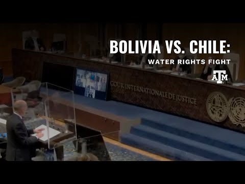 Prof. Gabriel Eckstein on Bolivia’s Water Rights Case at the ICJ