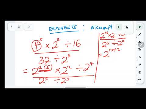 Exponent Worked Example #maths #exponents #lawsofexponents #gcse #education