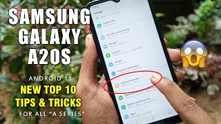 Samsung Galaxy A20s New Tips & Tricks Top 10 Hidden Features Android 11 [A Series Samsung English]