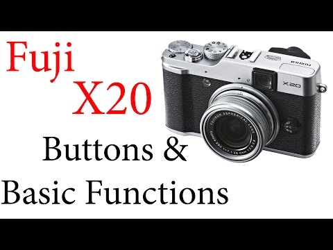 Fuji X20 Buttons and Basic Functions