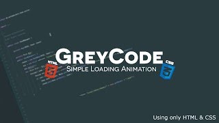 Simple Loading animation variations using HTML & CSS