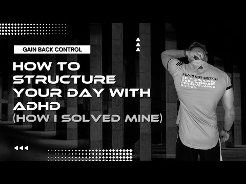 How to structure your day with ADHD // How I solved mine! #adhd