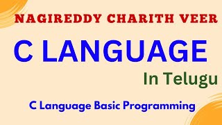 Part 5 :  C Basic Programming | C Programming Language In Telugu