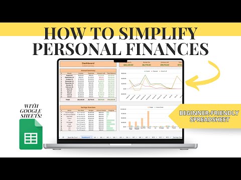 How to Simplify your Personal Finances | Beginner-Friendly Savings Tracker in Google Sheet