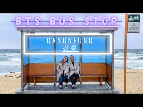 BTS "You Never Walk Alone" Bus Stop! GANGNEUNG, South Korea | Vlog