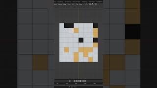 PixelArt in blender! #blender #pixelart