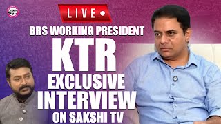 Watch Live: Exclusive Interview of BRS Working President KTR on Sakshi TV #JubileeHillsWithBRS