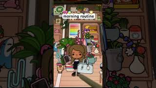 toca boca aesthetic morning routine!🫶🏼💘🎀 #aesthetic #tocaboca  #tocafreehacks #tocafreehouse
