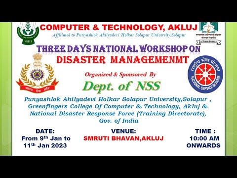 Three Days National Workshop on Disaster Management_Day2