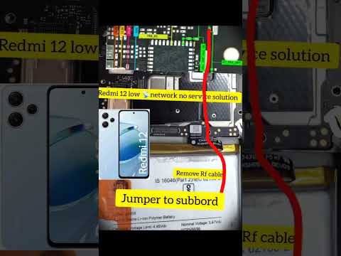 Redmi 12 low 📡network no service solution#viralvideo #repair  #viralvideo #trandingshort