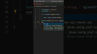 String Reverse Using Java Programming | Reverse Given String | Java Programming | @snehacodes7132
