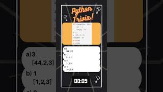 Python Trivia   List 71 #coding #python #techcommunity #shorts #trending #viral #datascience