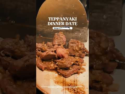 Teppanyaki dinner date at Umeda Japanese resto #exploresurabaya